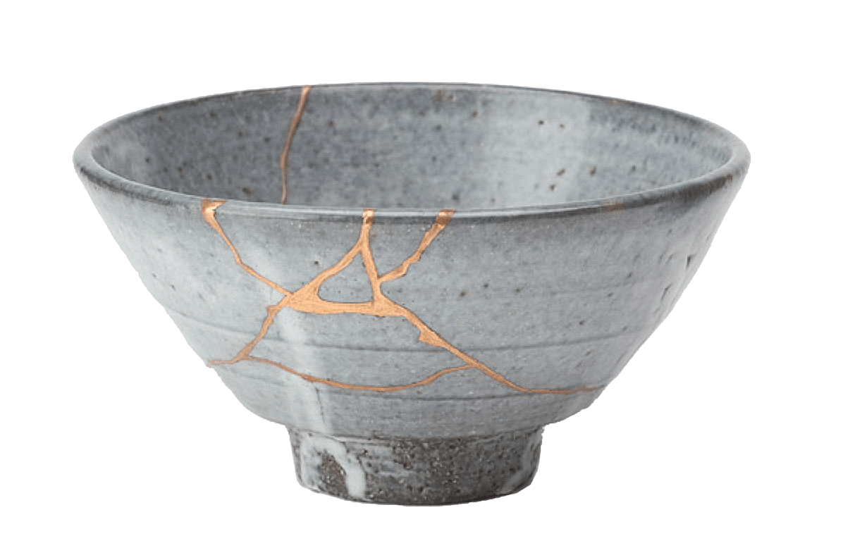 Example of a kintsugi cup
